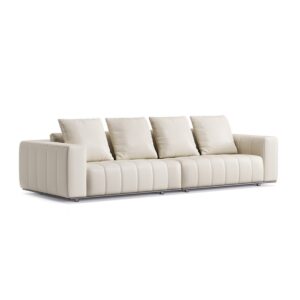 Richelle 3-Seater Leather Sofa