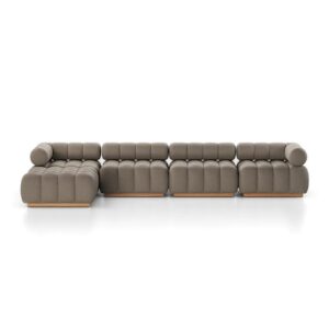 Georges Modular Sofa – 4-Seater Plush Sectional