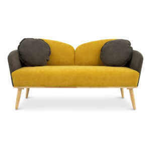 Vinger 2-Seater Sofa Set – Yellow