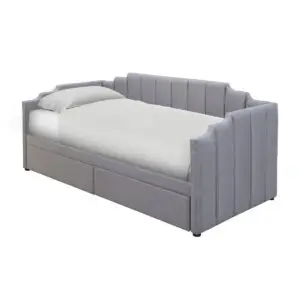 Alphosine Single Kids Daybed with Dual Storage Drawers