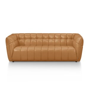 Zenda 3-Seater Full Leather Sofa