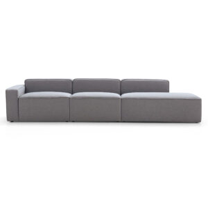 Tuomas 4-Seater Left Chaise Sofa – Light Grey
