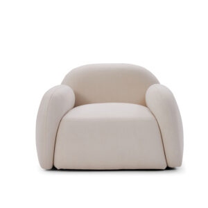 Glynae Beige Upholstered Armchair