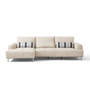 Rigmor L-Shape Leather Sofa
