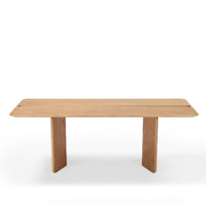 Adewale Solid Ash Wood Dining Table – Natural Finish