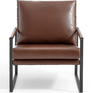 Milburn PVC Leather Armchair