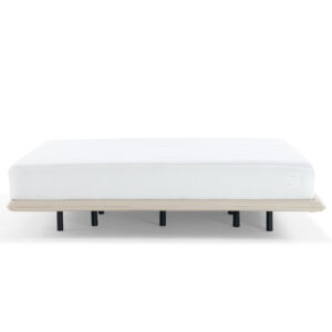 Lawton Faux Leather Divan Bed Frame with 2 Free Pedestals