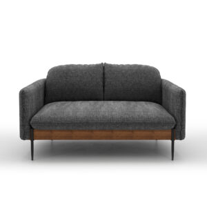 Waleis 2-Seater Sofa (Dark Grey)