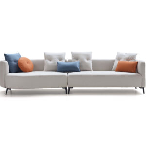 Westbroc 4-Seater Sofa with Right Chaise – Off White