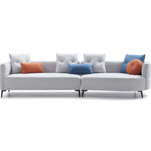 Westbroc 4-Seater Chaise Sofa – Off White (Left Chaise)