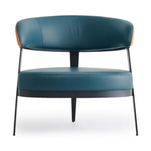 Parmenio Premium Leather Accent Armchair