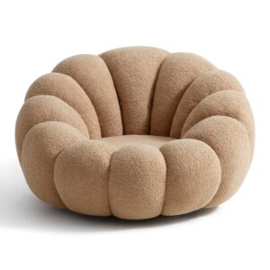 Renia Flannel Accent Chair - Brown