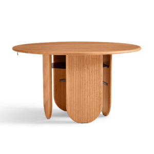 Afrodita Round Solid Cherry Wood Dining Table