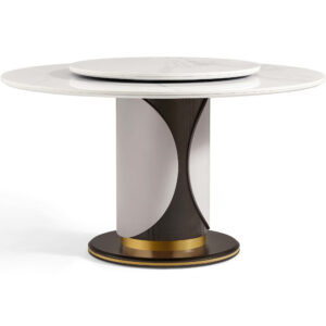 Botticino 1.35M Round Sintered Stone Dining Table