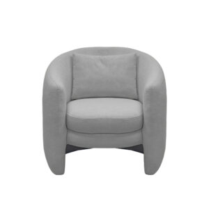 Royce Water-Repellent Fabric Armchair - Grey