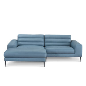 Vicente L-Shape Full Leather Sofa – Top Grain European Leather