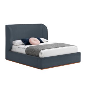 Rosaura Wabi-Sabi Boucle Fabric Bed Frame