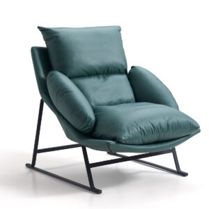 Whytlok Modern Green Leathaire Armchair