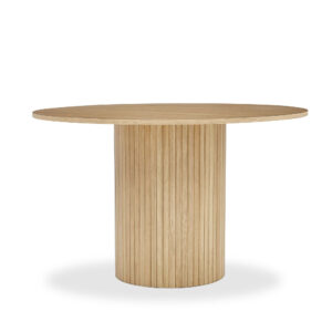 Caesar Round Dining Table – Walnut or Oak Finish