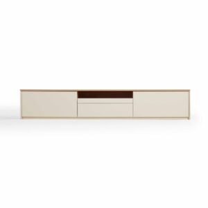 Shanika 2.0M TV Console – NaturalWhite