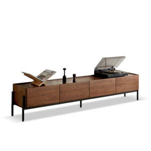 Decius Walnut Solid Wood TV Console