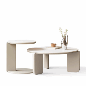 Pallavi Sintered Stone Nesting Coffee Table Set