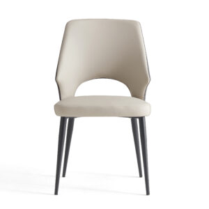 Patxi Faux Leather Dining Chair – Light Grey