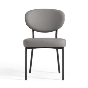 Choni Faux Leather Armless Chair