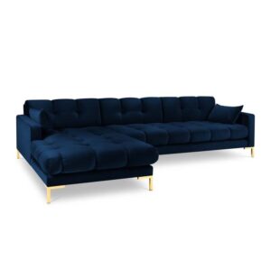 Montero Velvet L-Shape Sofa
